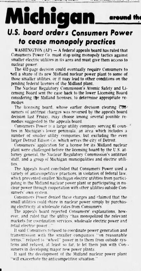 Midland Nuclear Power Plant (Cancelled) - Jan 1978 Monopoly Issues (newer photo)